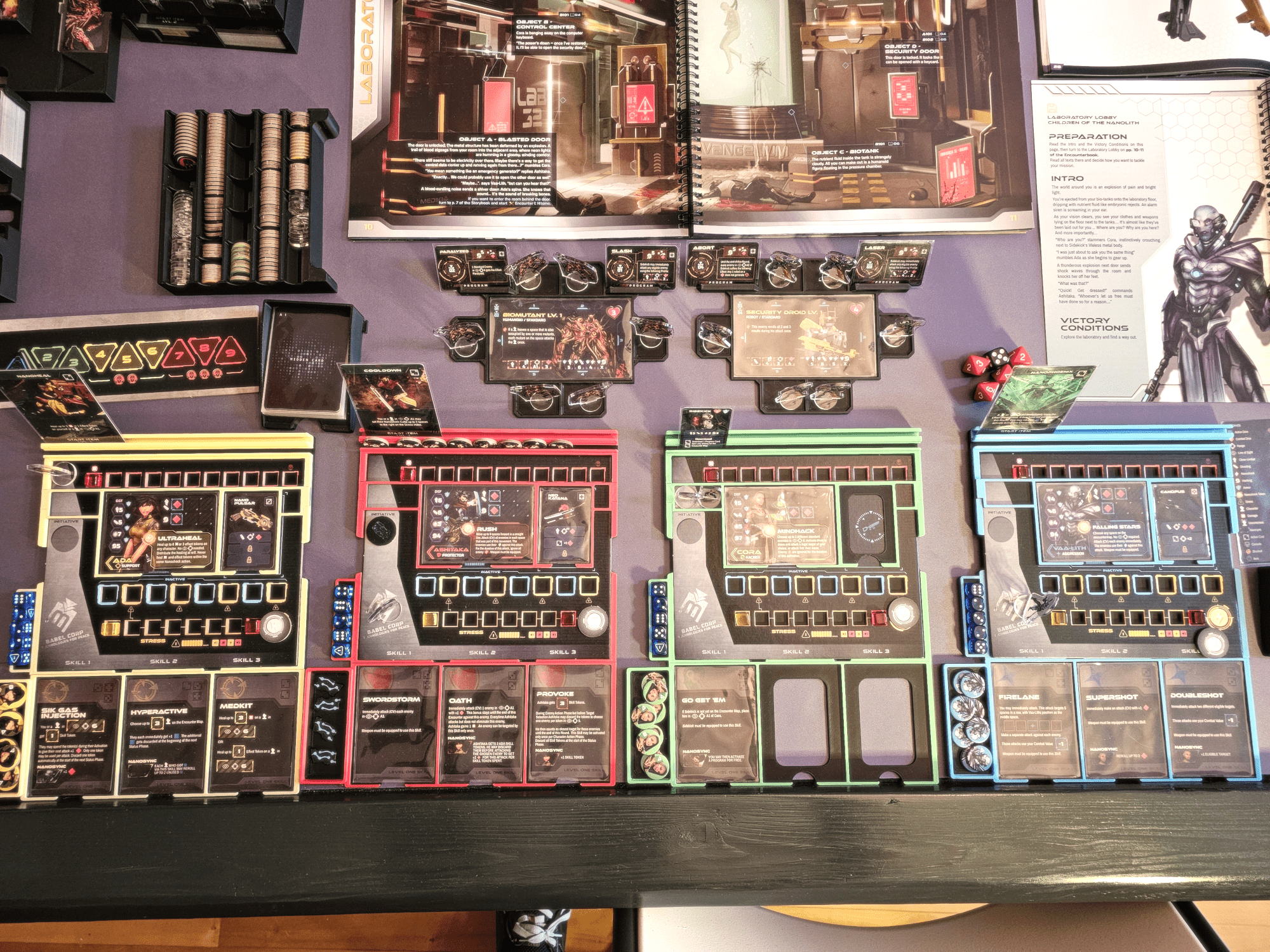 Nanolith - Player Dashboards (Set of 4) (Unofficial) - Modern Hustle Marketplace