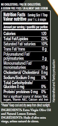 Natural Lemon Olive Oil - Modern Hustle Marketplace