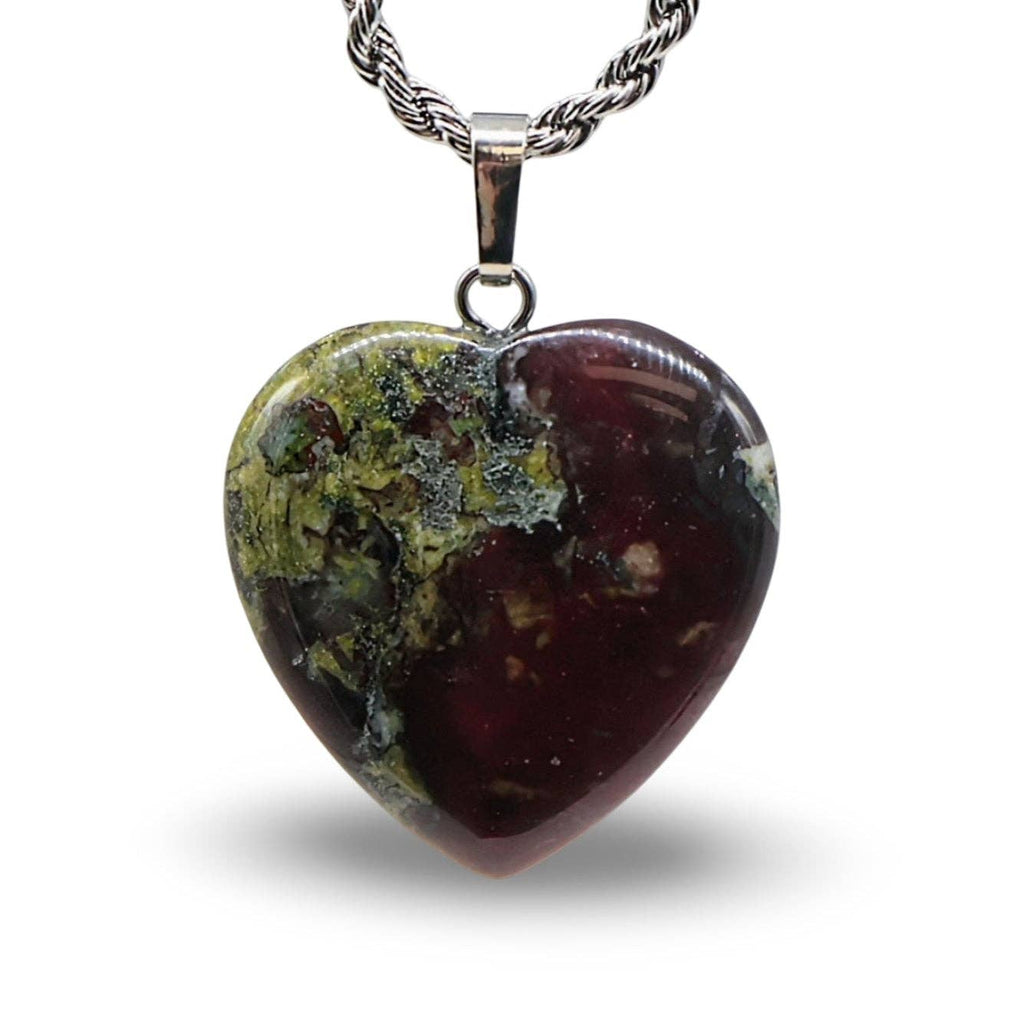Necklace - Heart Shaped - Dragon Blood - Modern Hustle Marketplace
