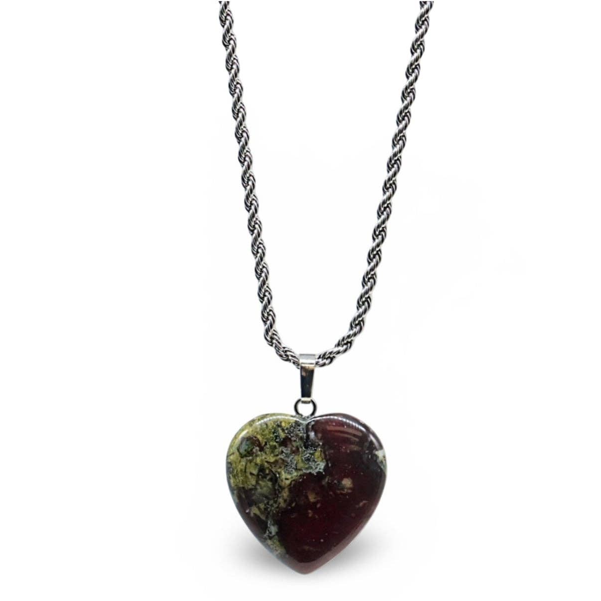 Necklace - Heart Shaped - Dragon Blood - Modern Hustle Marketplace