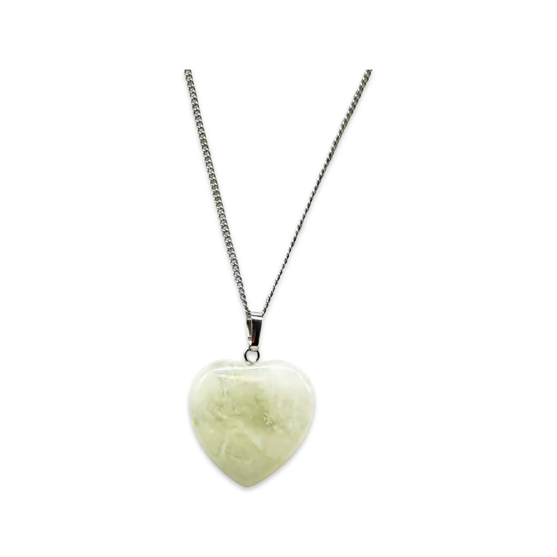 Necklace - Heart Shaped - New Jade - Modern Hustle Marketplace