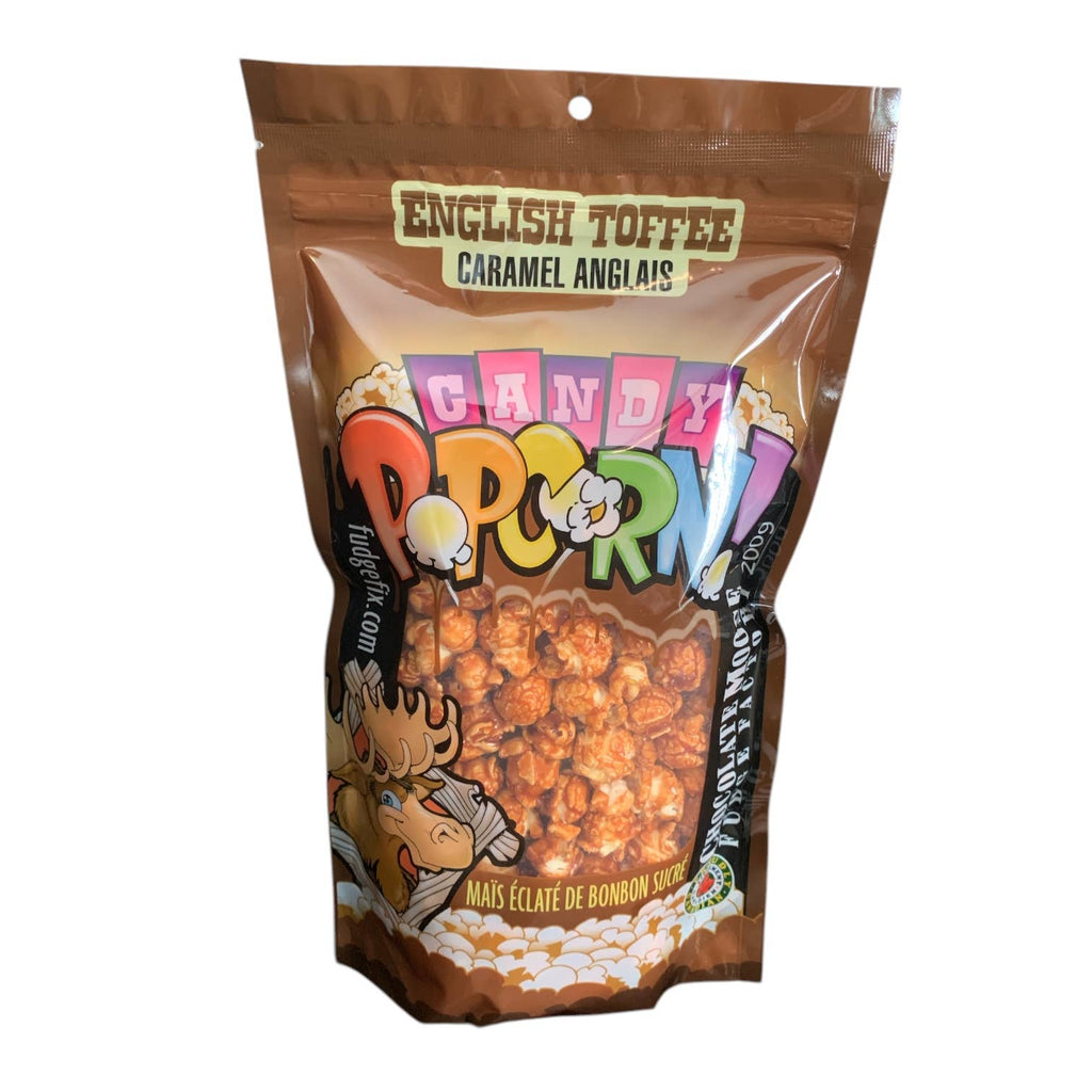 NEW Candy Popcorn - ENGLISH TOFFEE New Packaging : 200g - Modern Hustle Marketplace