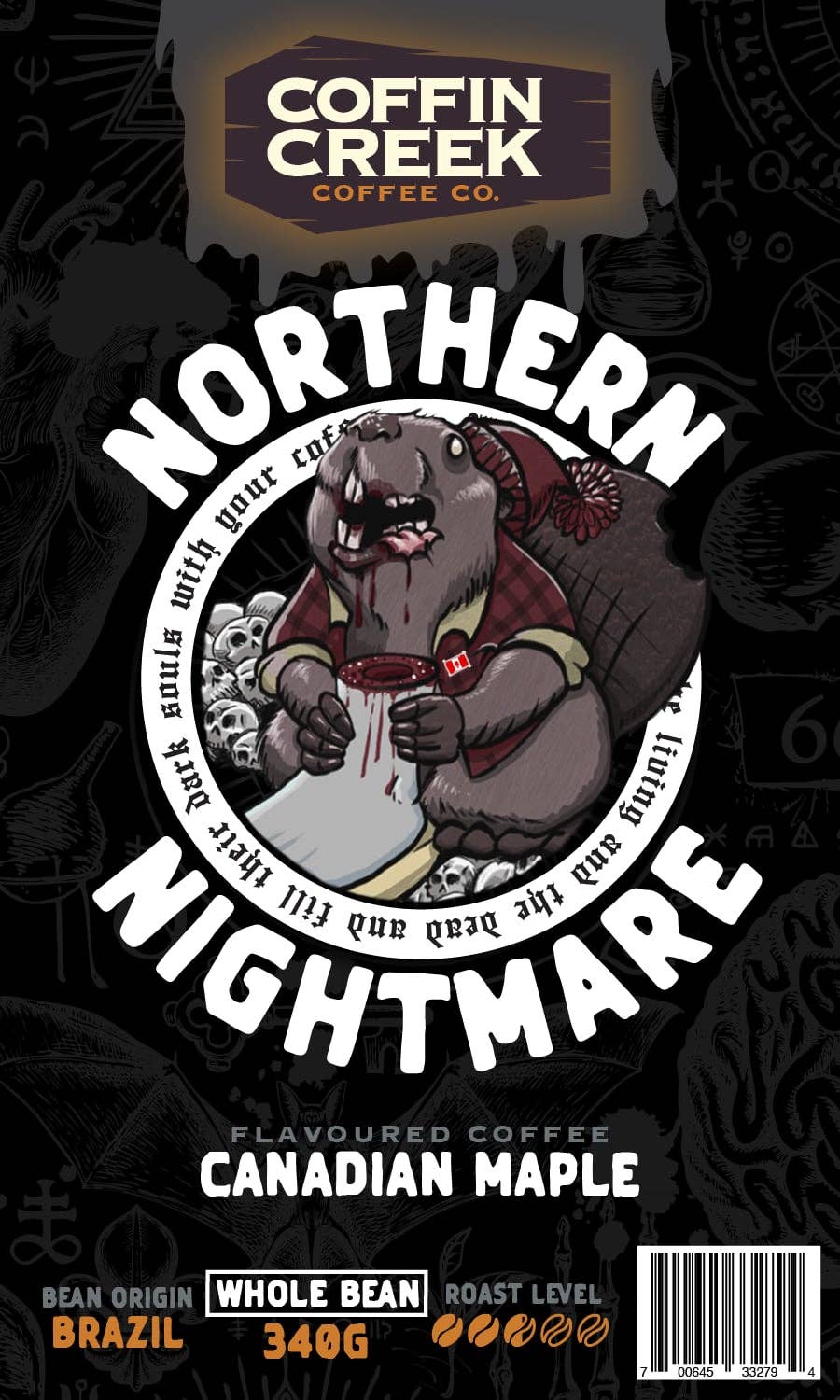 Northern Nightmare - Canadian Maple Flavor: Drip Coffee Maker Grind - Modern Hustle Marketplace