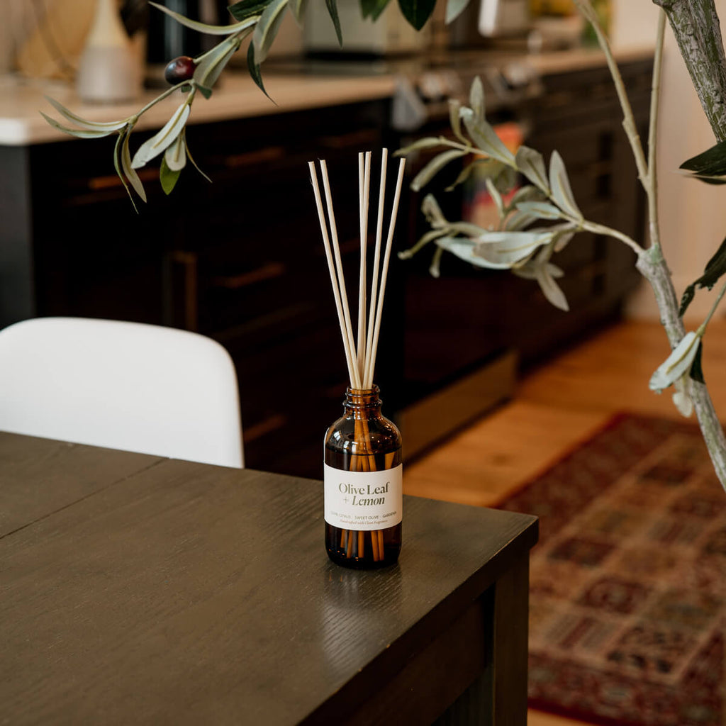 Olive Leaf + Lemon Reed Diffuser - Modern Hustle Marketplace