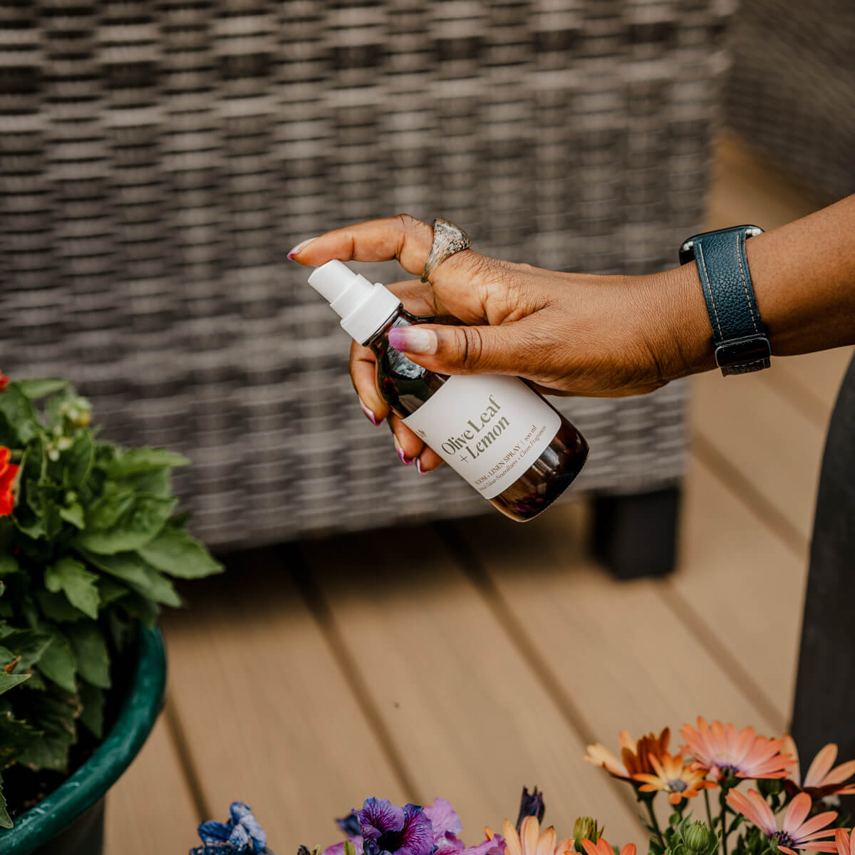 Olive Leaf + Lemon Room and Linen Spray - Modern Hustle Marketplace