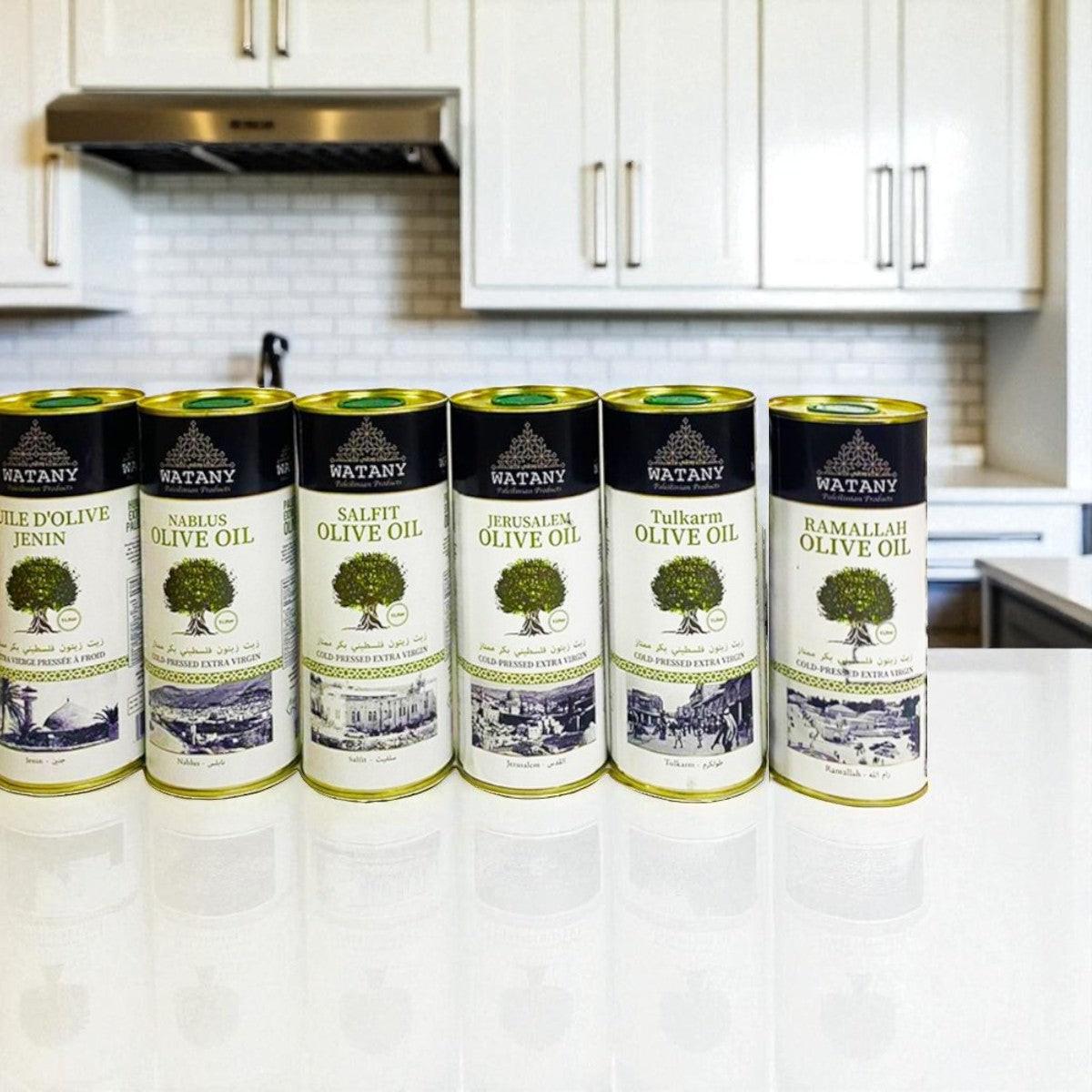 Olive Oil Set – Taste of Palestine by WATANY (6 - Region Sampler) - Modern Hustle Marketplace