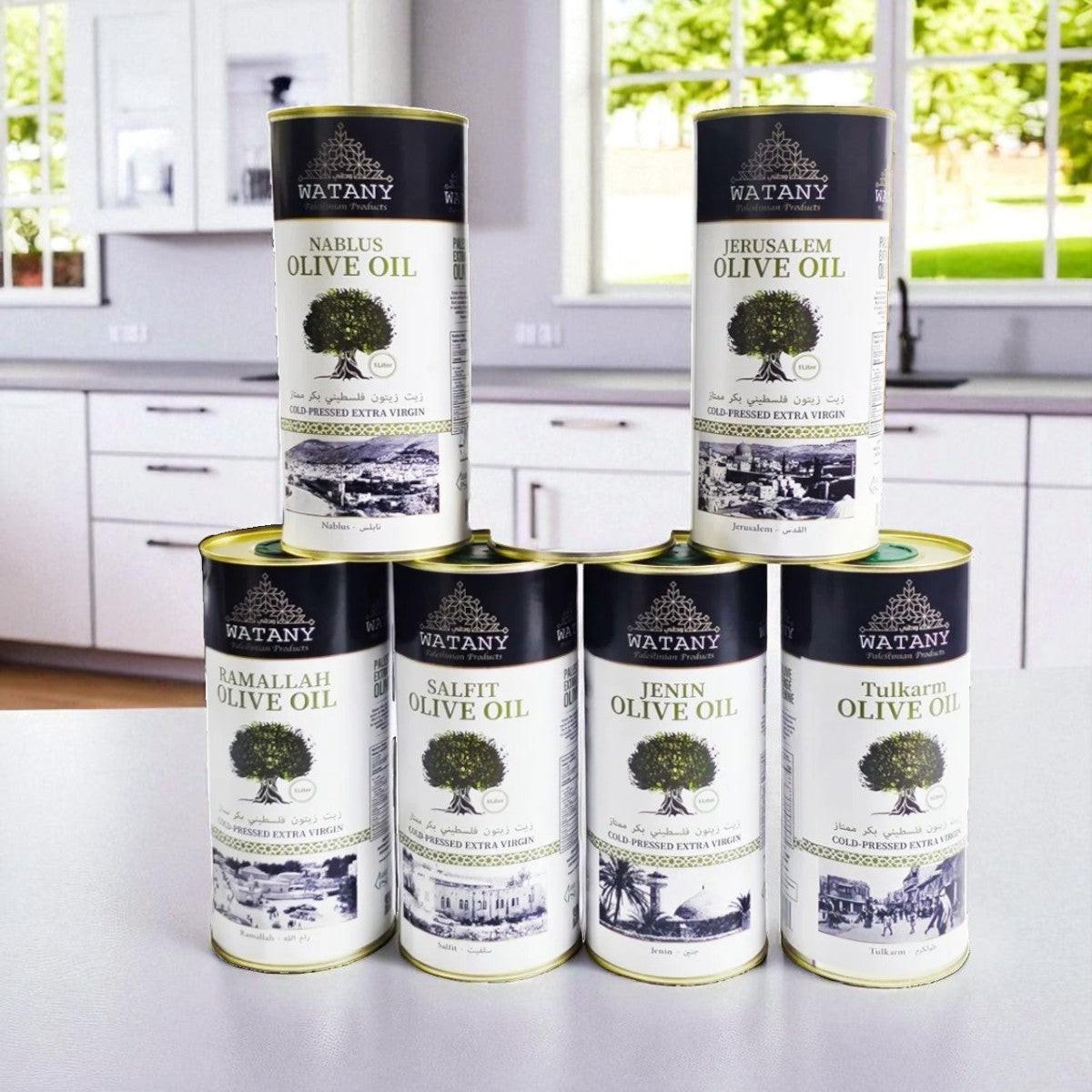 Olive Oil Set – Taste of Palestine by WATANY (6 - Region Sampler) - Modern Hustle Marketplace