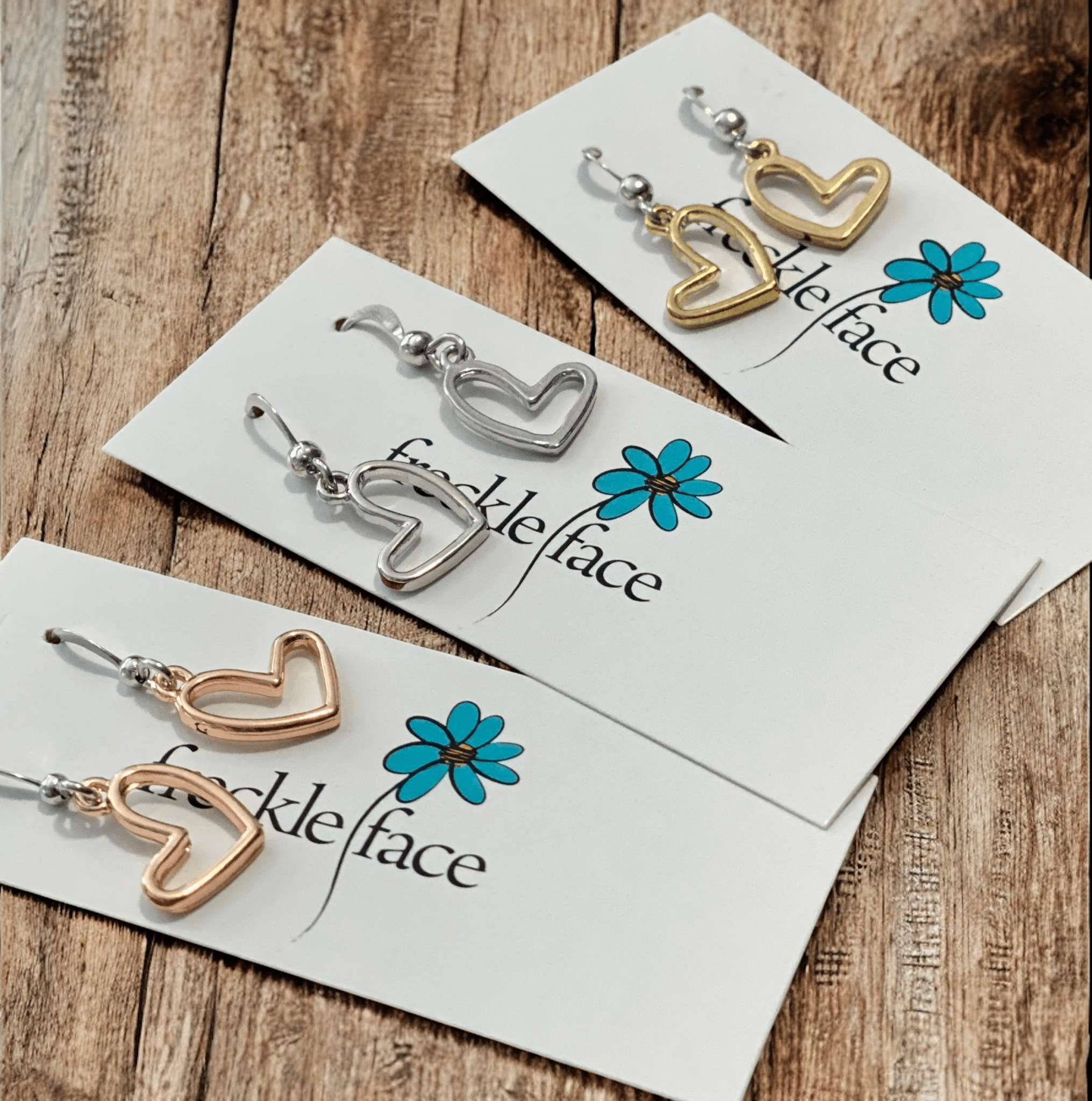 Open Heart Hook Earrings - Modern Hustle Marketplace