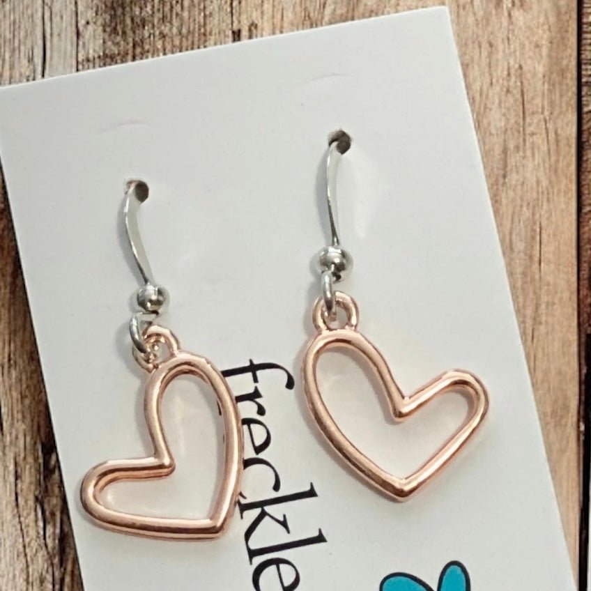 Open Heart Hook Earrings - Modern Hustle Marketplace
