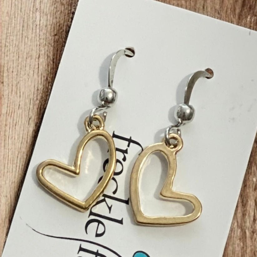 Open Heart Hook Earrings - Modern Hustle Marketplace