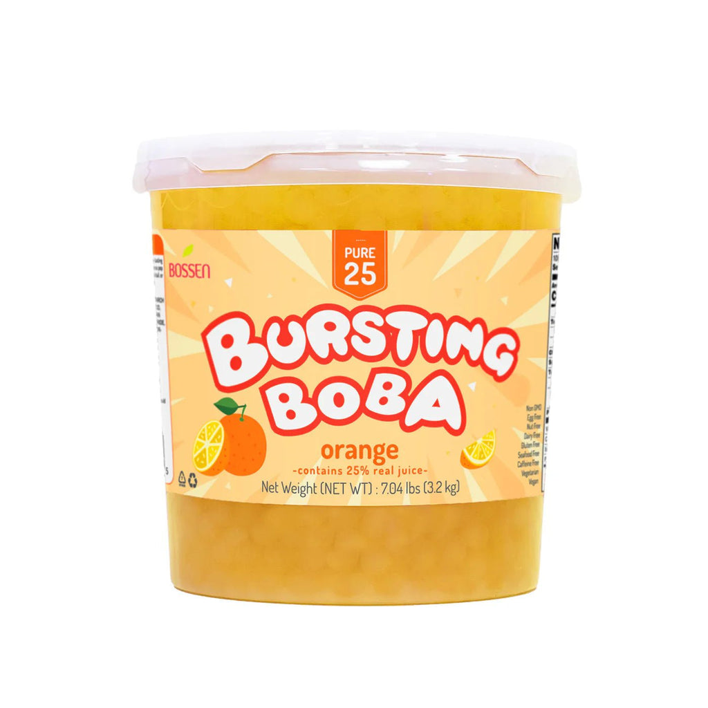Orange Bursting Boba Pure25 - Popping Boba - Bossen - Canada - Modern Hustle Marketplace