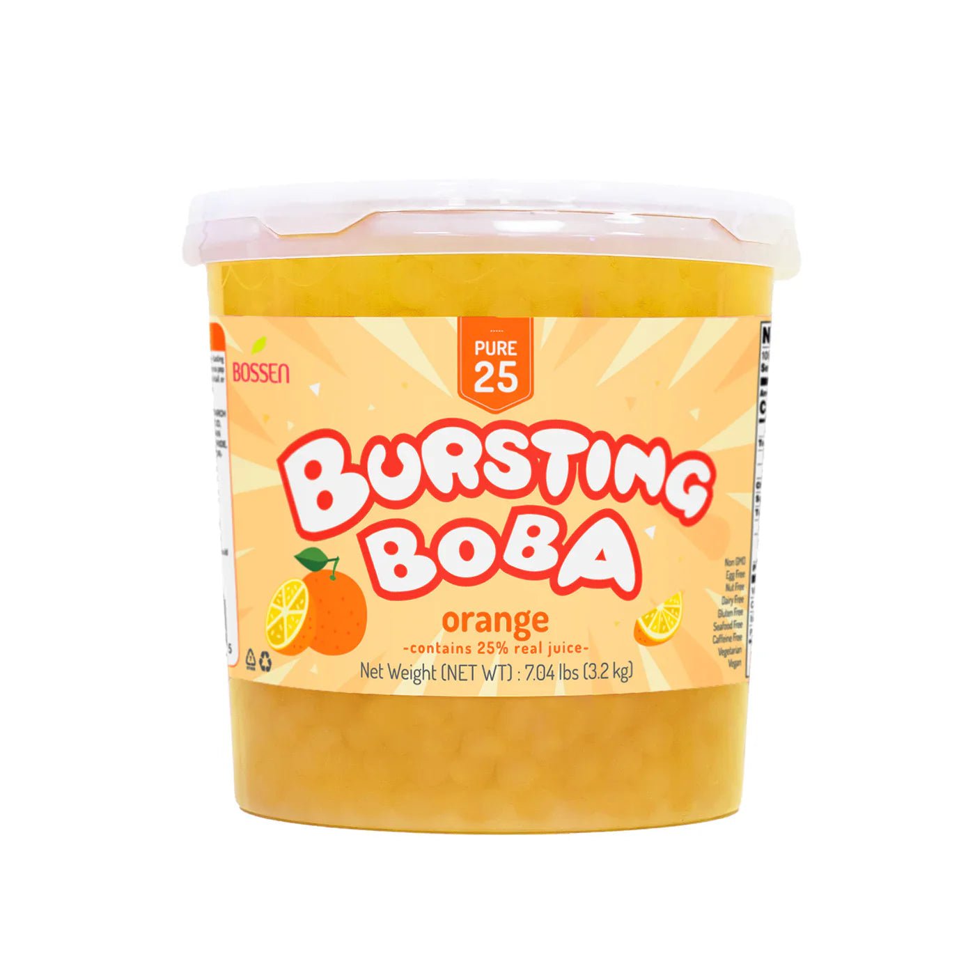 Orange Bursting Boba Pure25 - Popping Boba - Bossen - Canada - Modern Hustle Marketplace
