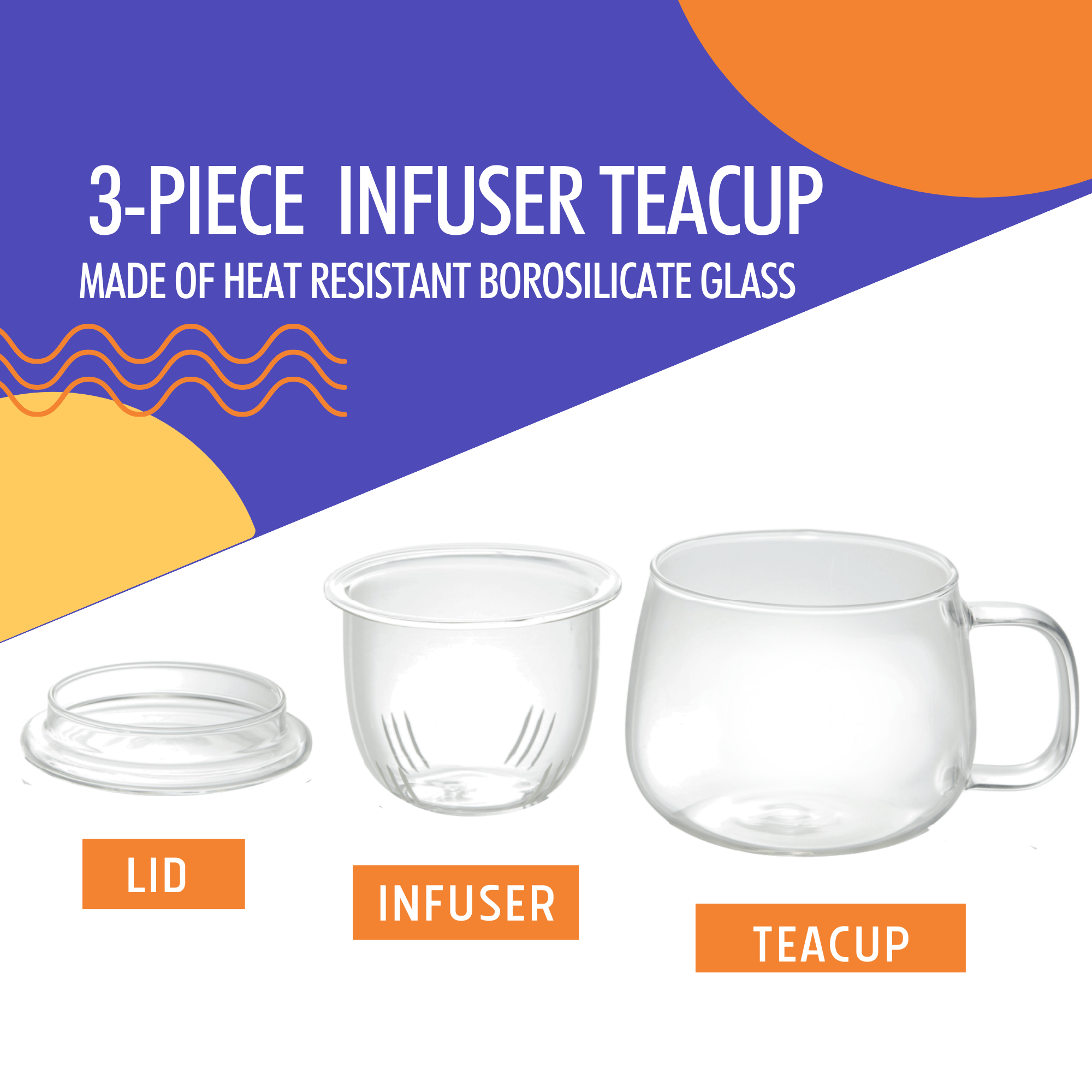 Orange Pekoe Loose Tea and Infusion Tea Cup - Tea Gift Set - Modern Hustle Marketplace