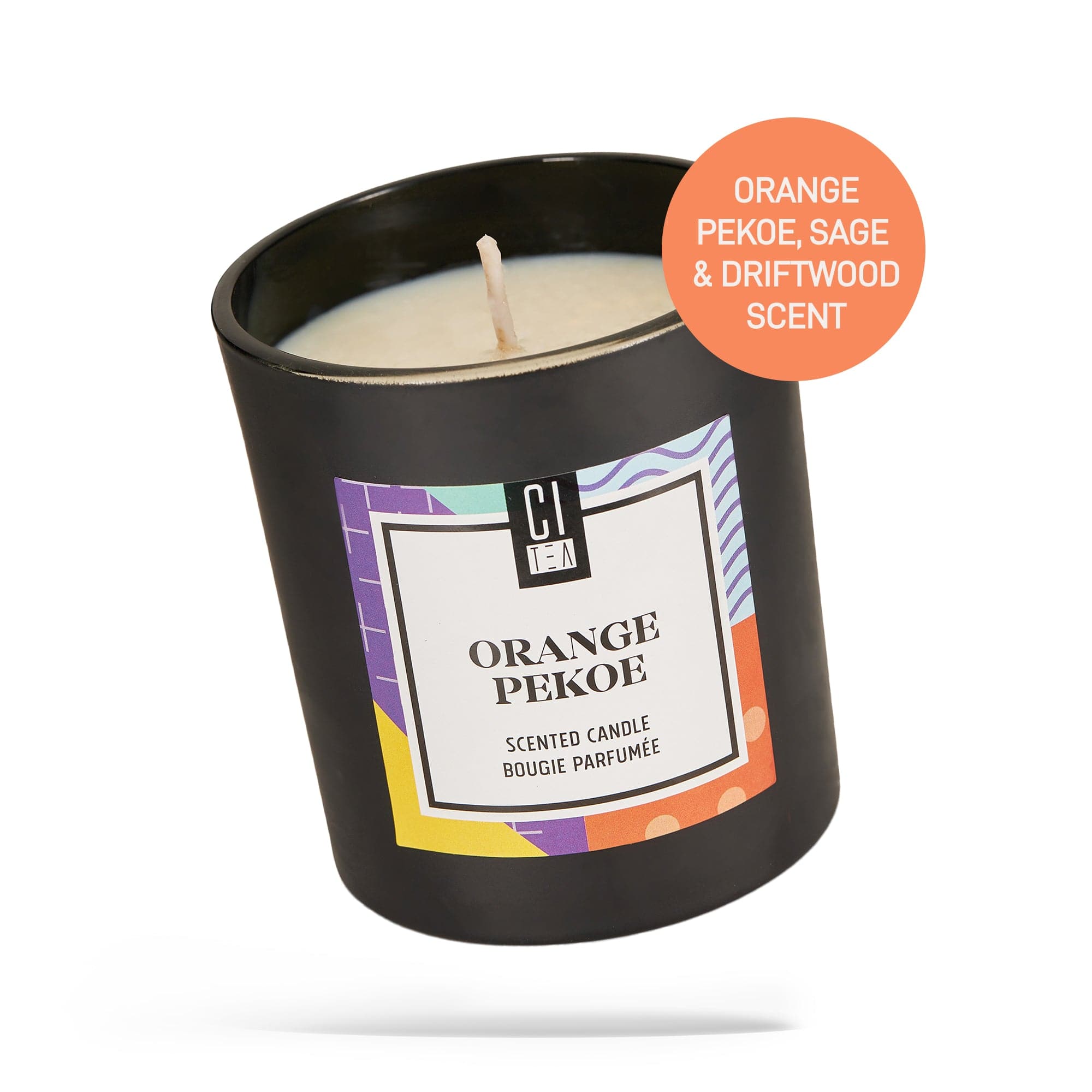 Orange Pekoe Soy Wax Candle - Sage & Driftwood - 8 oz - Modern Hustle Marketplace