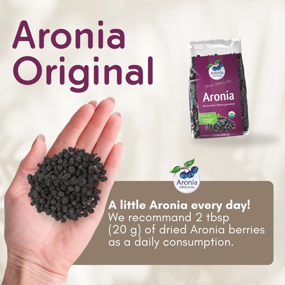 Organic Aronia Berries Dried 7.1 oz (200 g) - Modern Hustle Marketplace