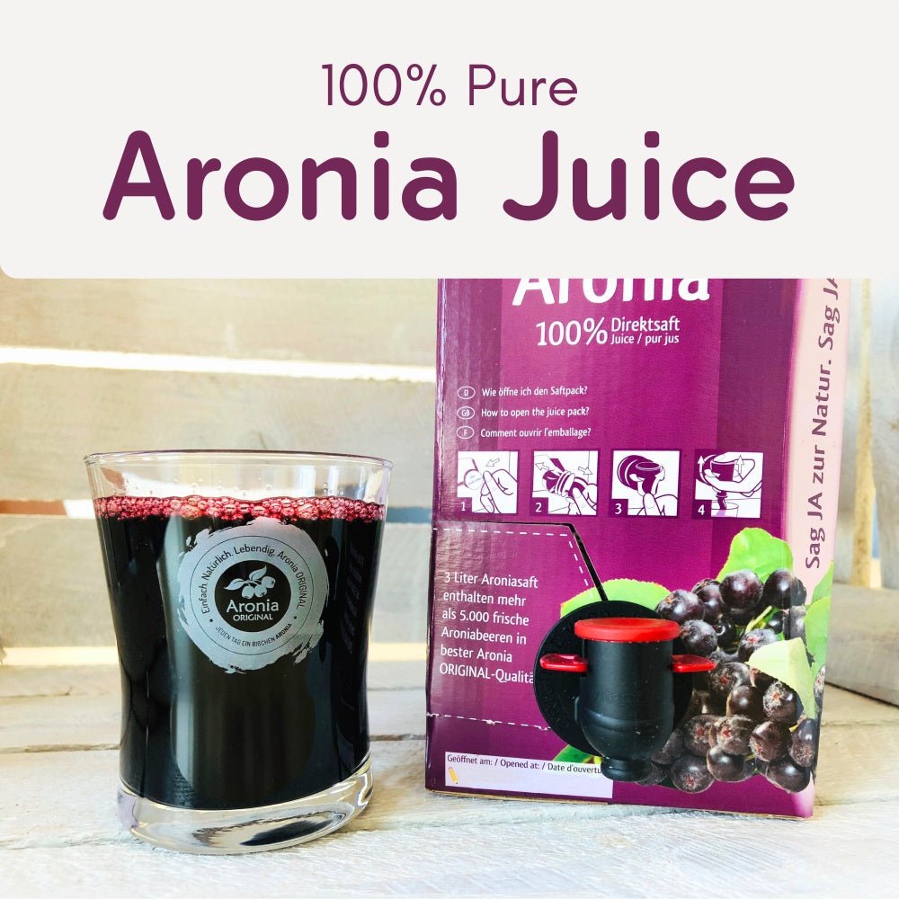 Organic Aronia Berry Juice 101.4 fl oz (3 Liter) Box | Not from Concentrate - Modern Hustle Marketplace