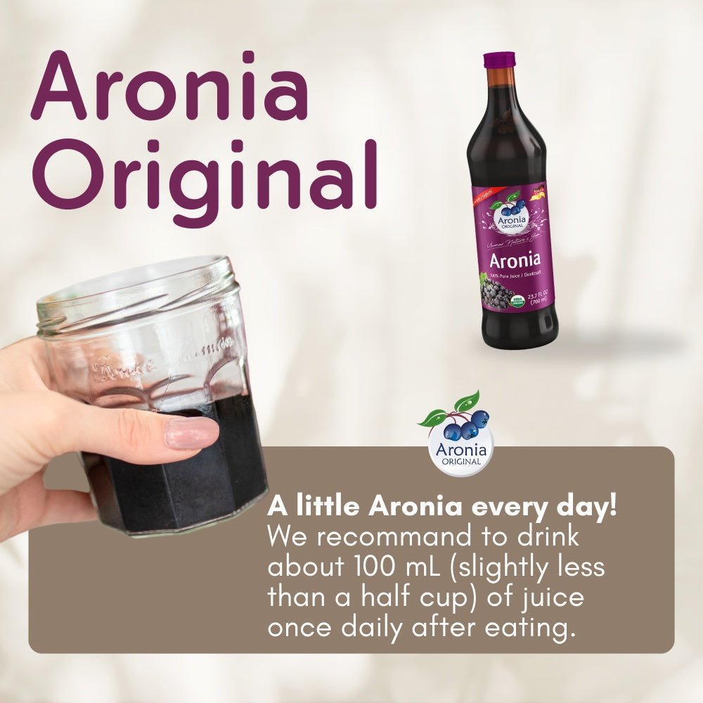 Organic Aronia Juice 23.7 Fl Oz (700 ml) - Modern Hustle Marketplace