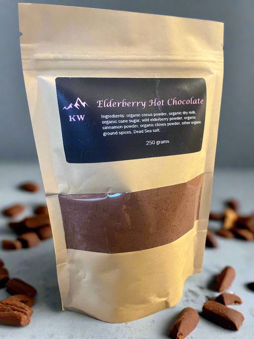 Organic Elderberry Hot Chocolate - 250 grams - Modern Hustle Marketplace