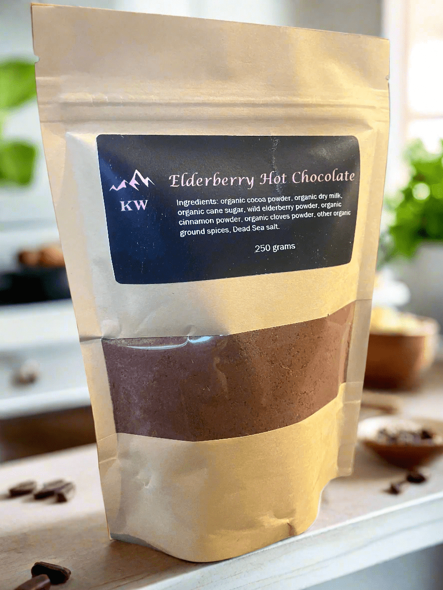 Organic Elderberry Hot Chocolate - 250 grams - Modern Hustle Marketplace