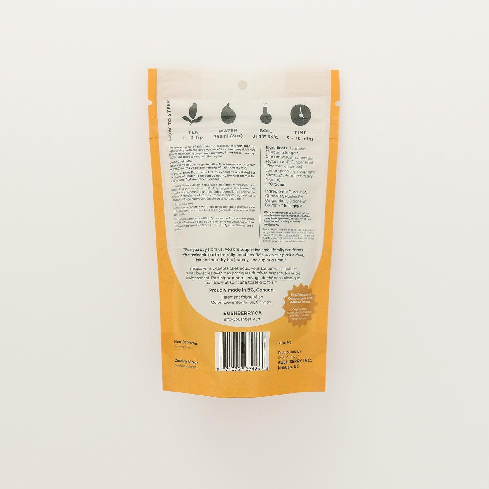 Organic Golden Tonic Tea - Modern Hustle Marketplace