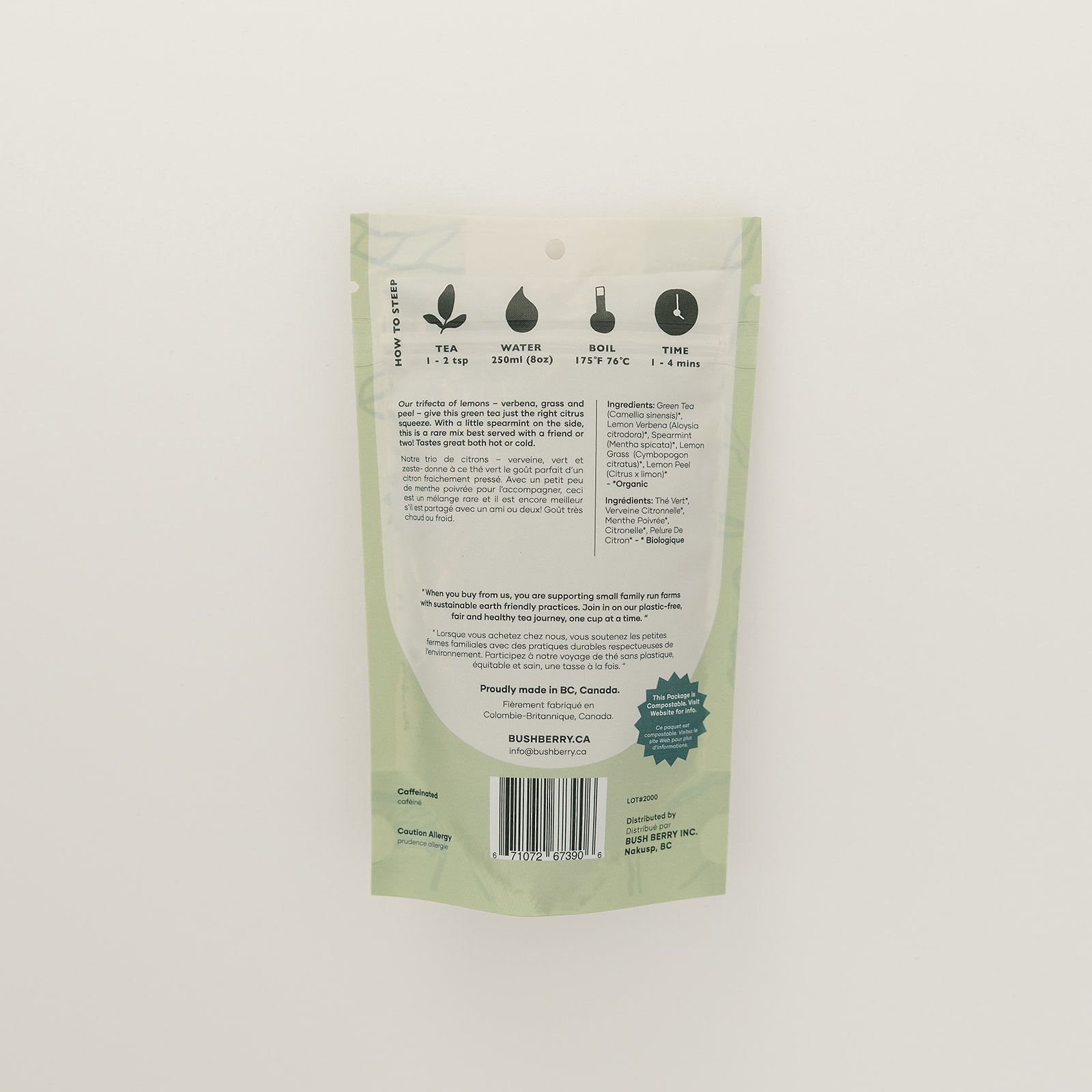 Organic Green Lemon Tea - Modern Hustle Marketplace