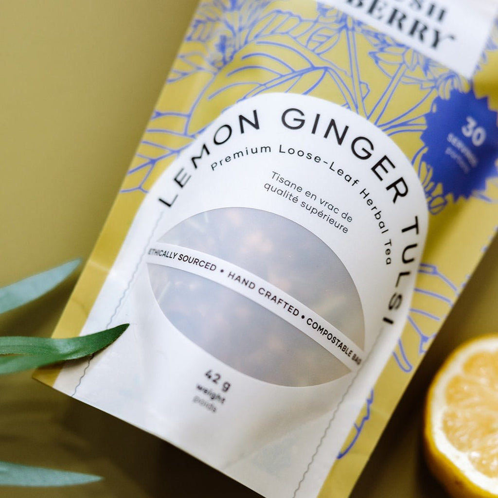 Organic Lemon Ginger Tulsi Tea - Modern Hustle Marketplace