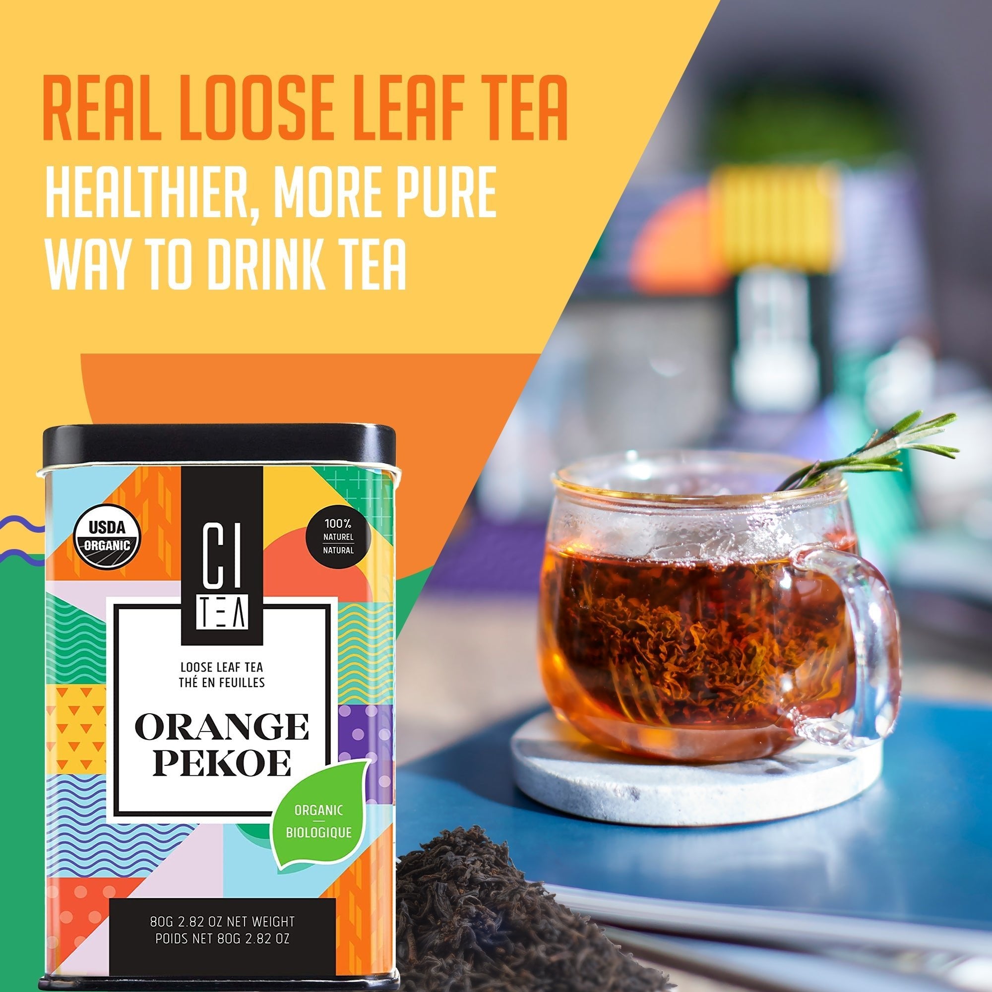 Organic Orange Pekoe Loose Leaf Tea Bundle of Two - Modern Hustle Marketplace