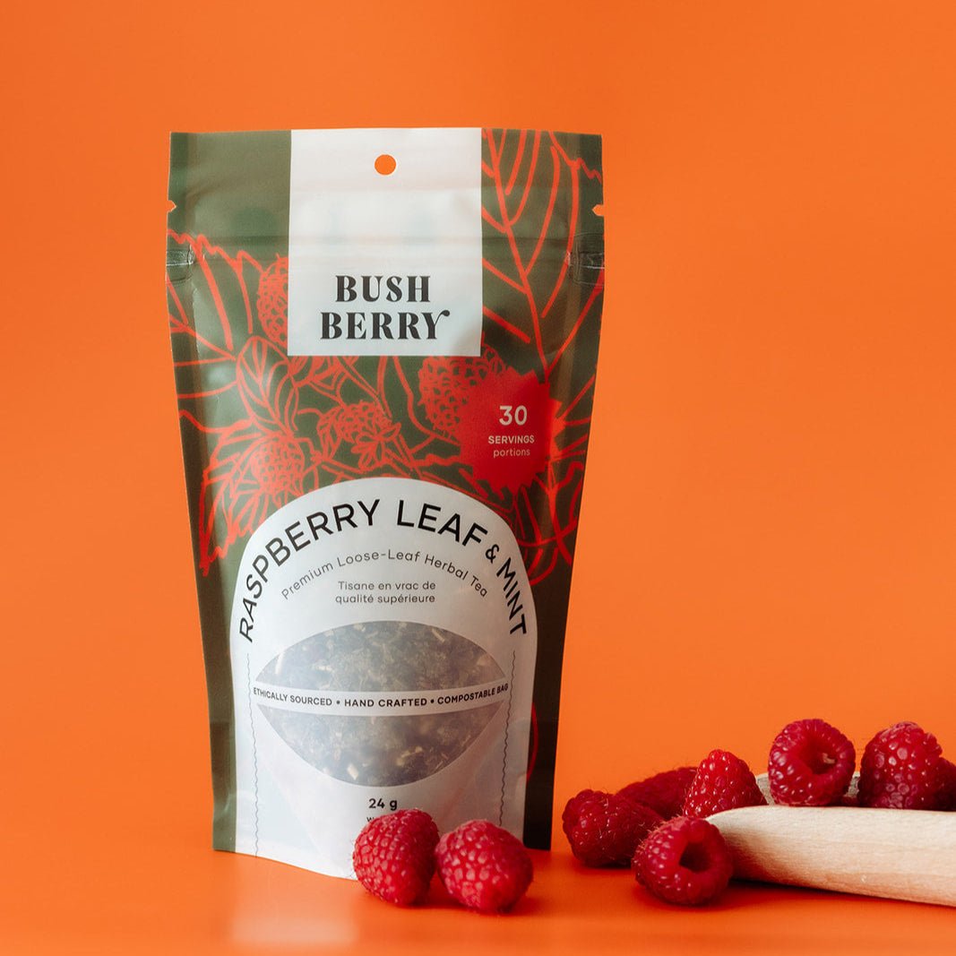Organic Raspberry Leaf + Mint Tea - Modern Hustle Marketplace