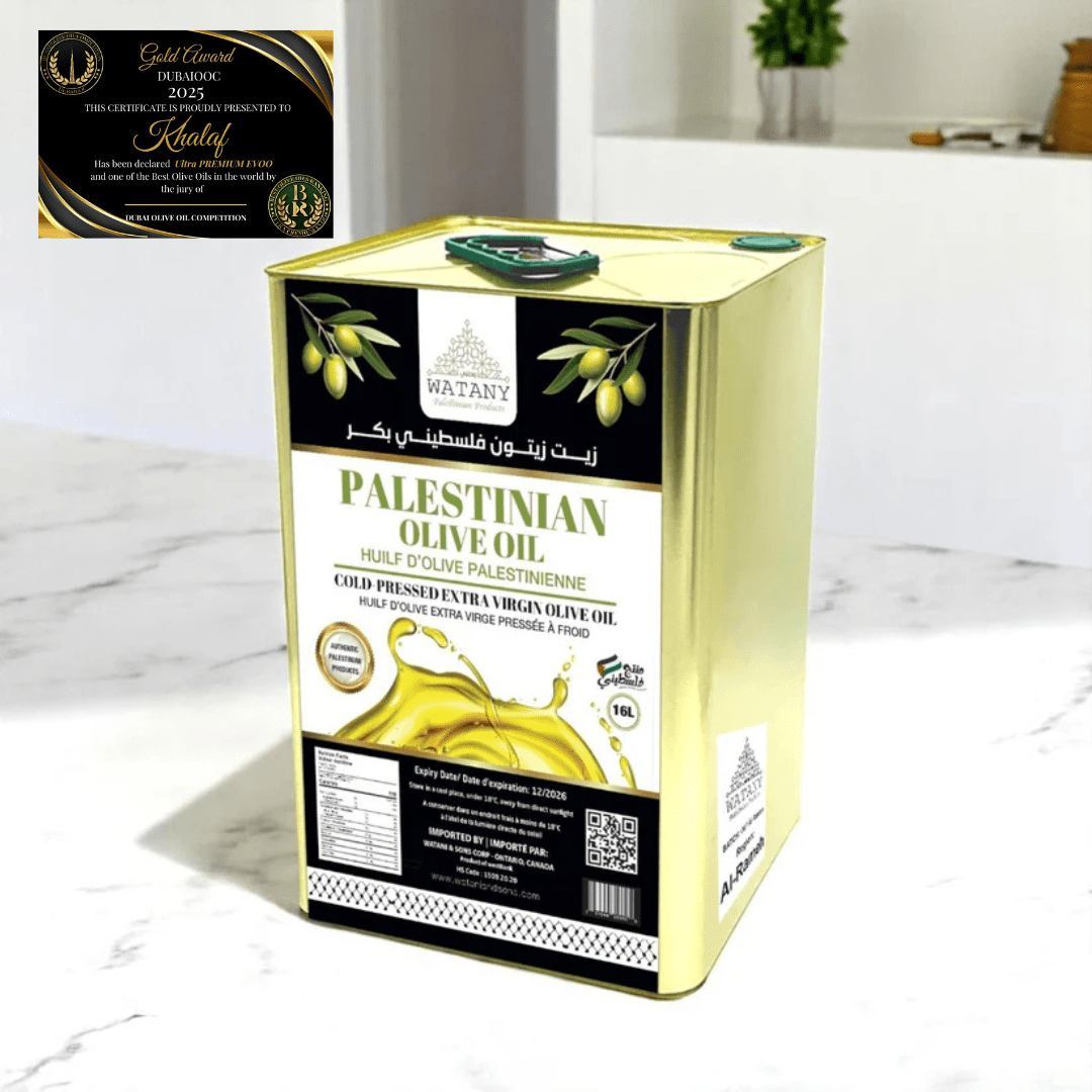Palestinian Olive Oil from Al Rameh – WATANY Extra Virgin Olive Oil - Modern Hustle Marketplace