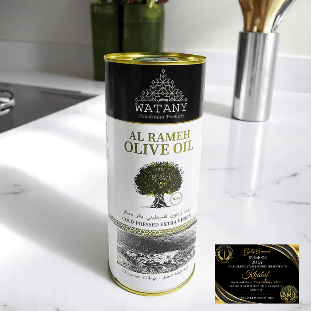 Palestinian Olive Oil from Al Rameh – WATANY Extra Virgin Olive Oil - Modern Hustle Marketplace