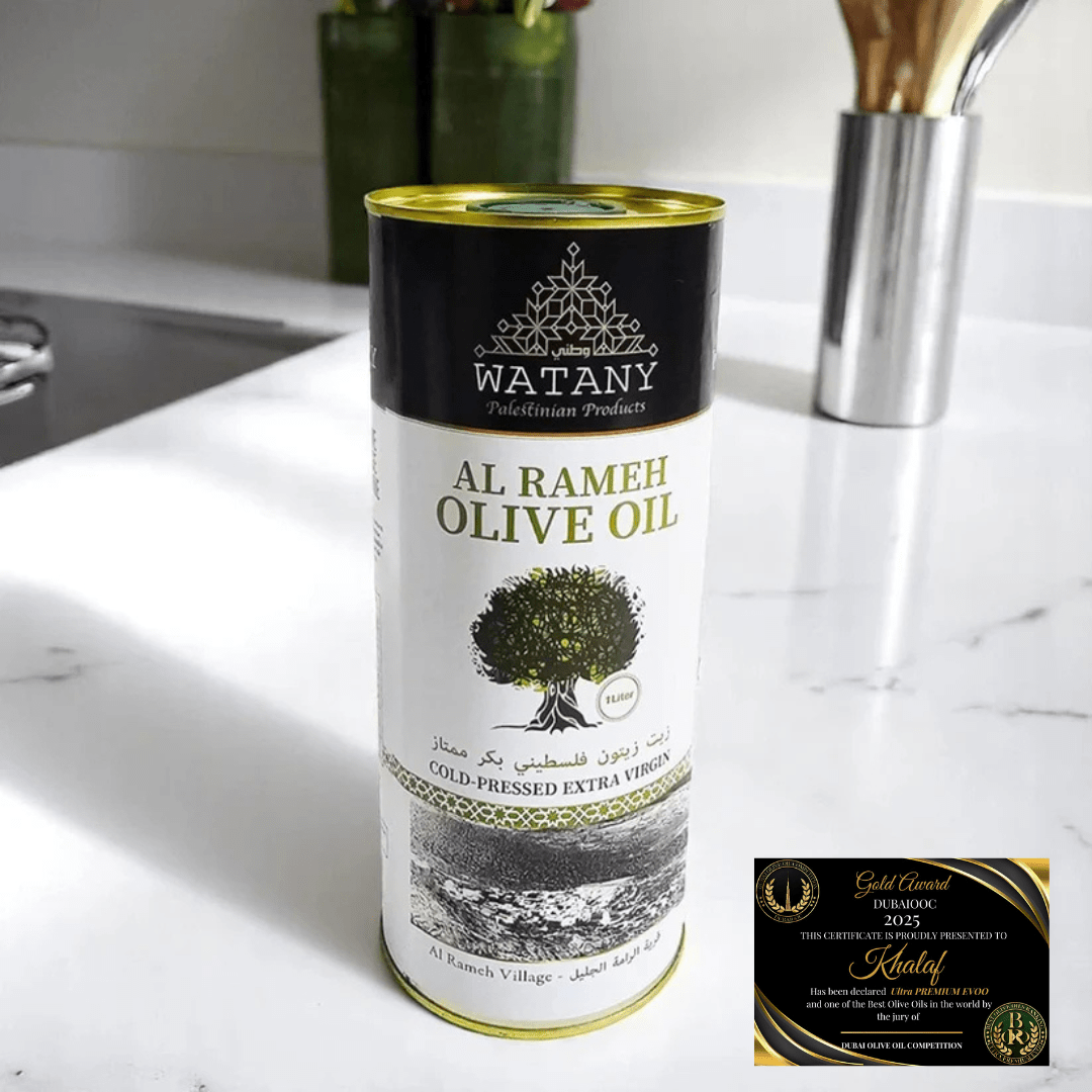 Palestinian Olive Oil from Al Rameh – WATANY Extra Virgin Olive Oil - Modern Hustle Marketplace