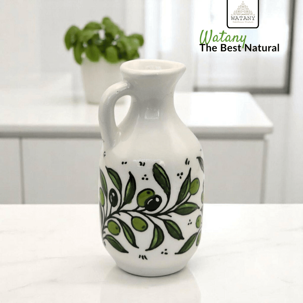 Palestinian Olive Oil Jug 20×12×12 cm - Modern Hustle Marketplace