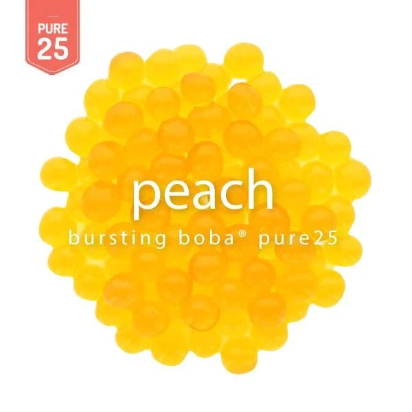 Peach Bursting Boba Pure25 - Popping Boba - Bossen - Canada - Modern Hustle Marketplace