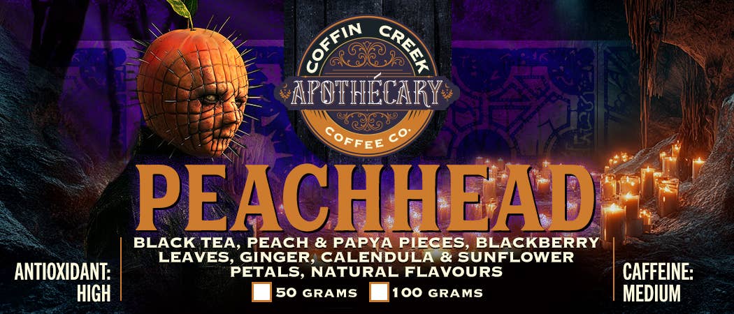 Peachhead - Ginger Peach Black Tea: 50 Grams - Modern Hustle Marketplace