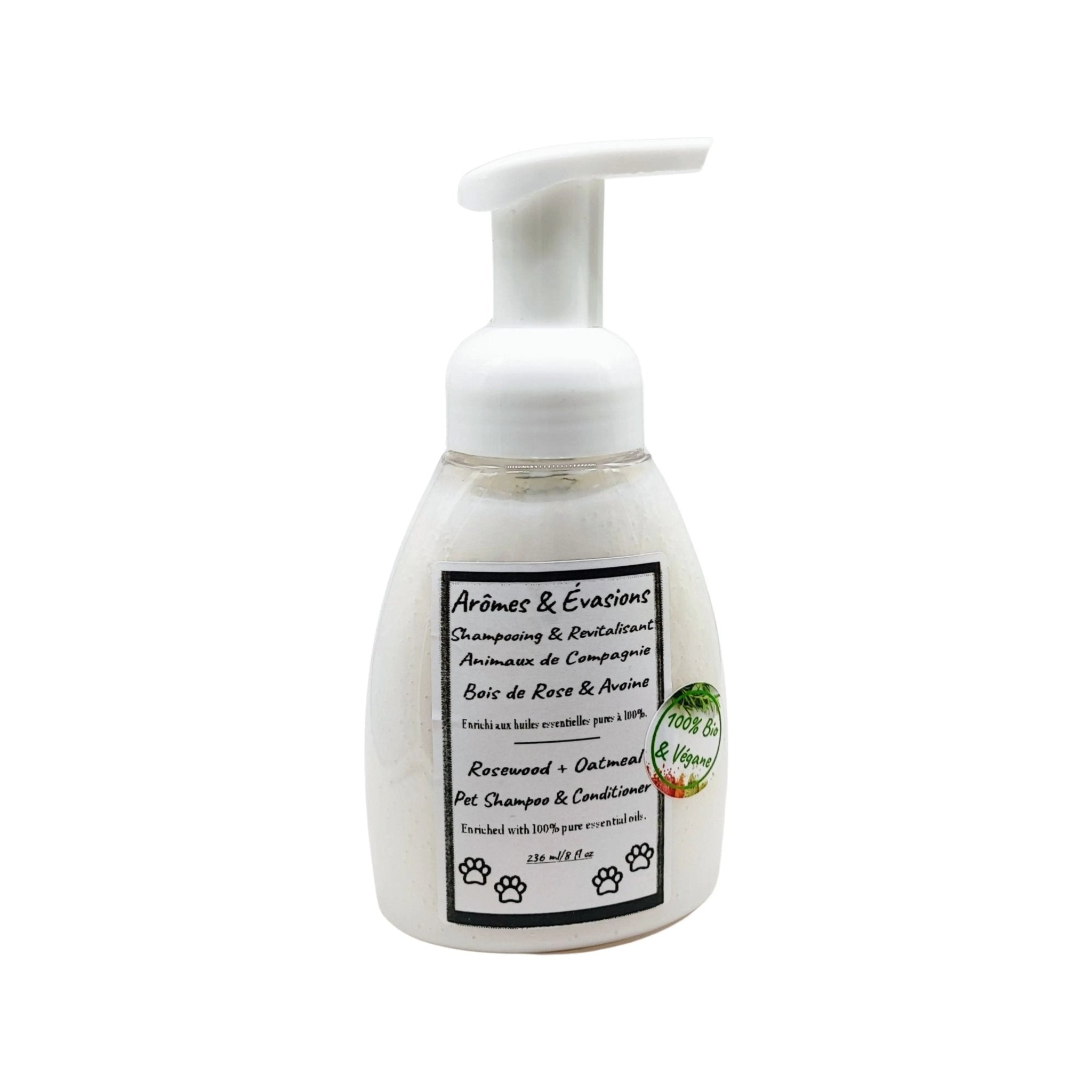 Pet Supplies - Pet Shampoo & Conditioner - Rosewood & Oatmeal - Modern Hustle Marketplace