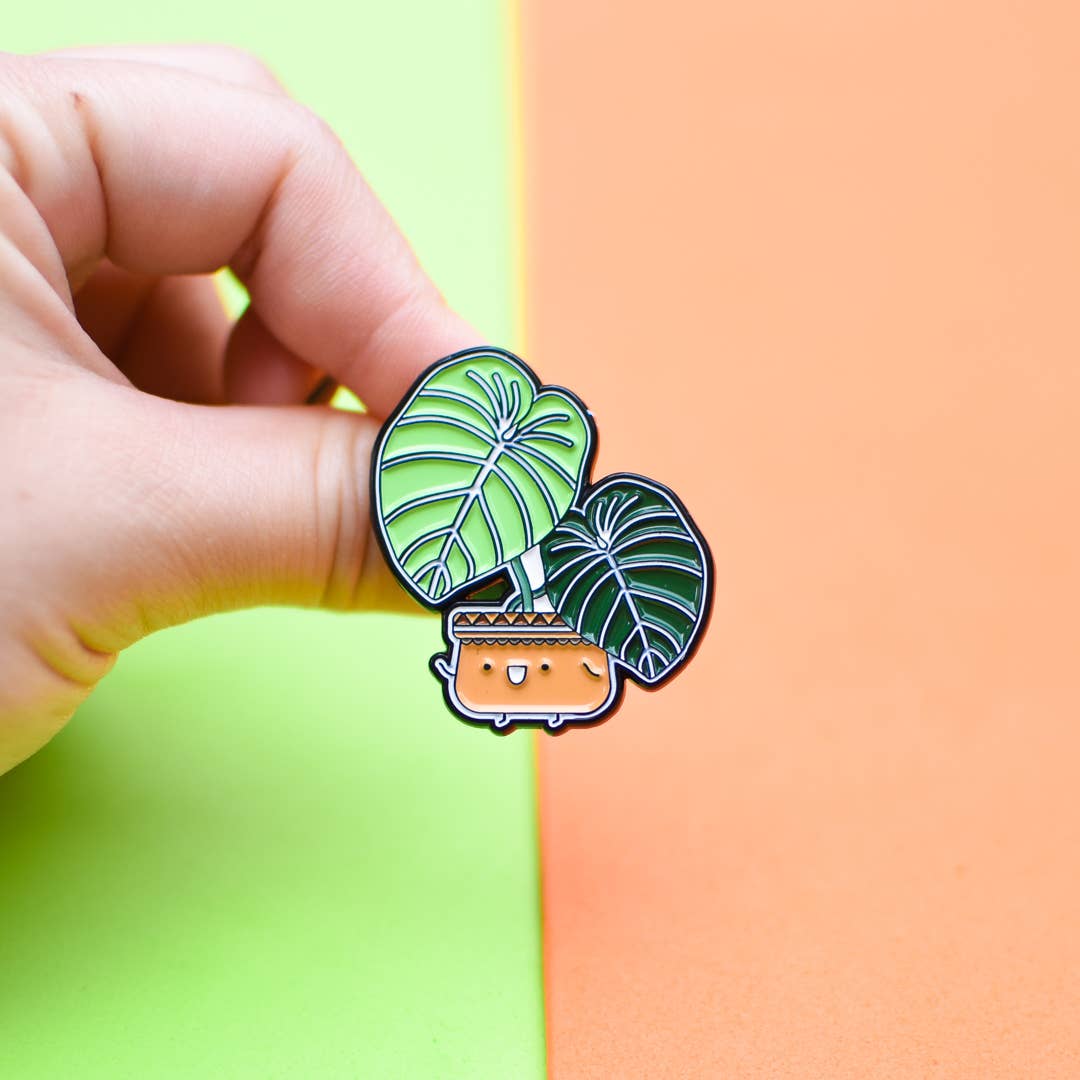 Philodendron Gloriosum Enamel Pin - Modern Hustle Marketplace