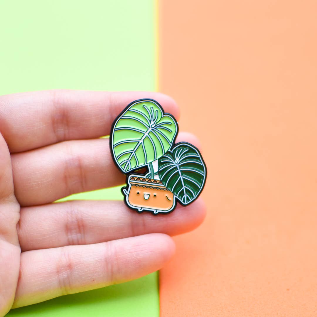 Philodendron Gloriosum Enamel Pin - Modern Hustle Marketplace