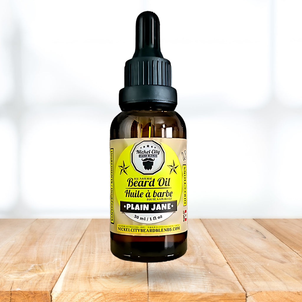Plain Jane Beard Oil (30ml) – Naked, Unscented & Fragrance - Free | Premium Conditioning Beard Oil - Modern Hustle Marketplace