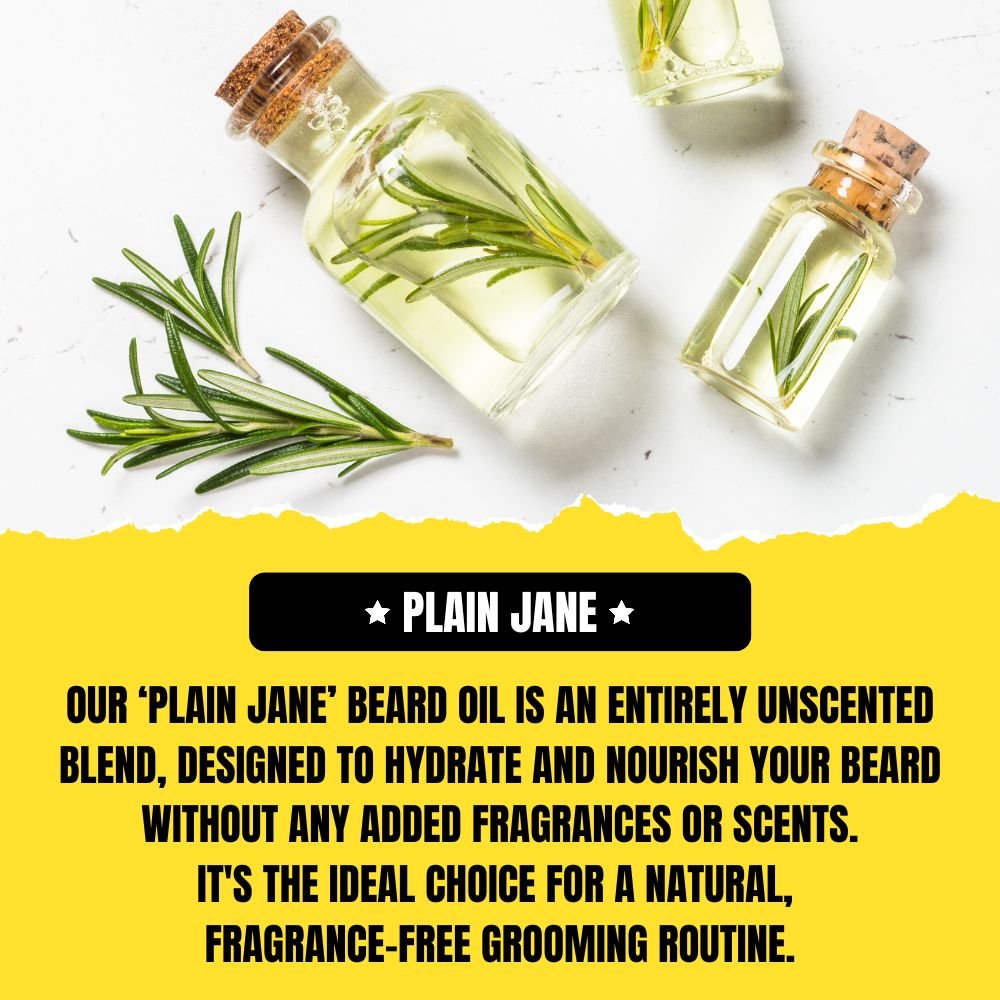 Plain Jane Beard Oil (30ml) – Naked, Unscented & Fragrance - Free | Premium Conditioning Beard Oil - Modern Hustle Marketplace