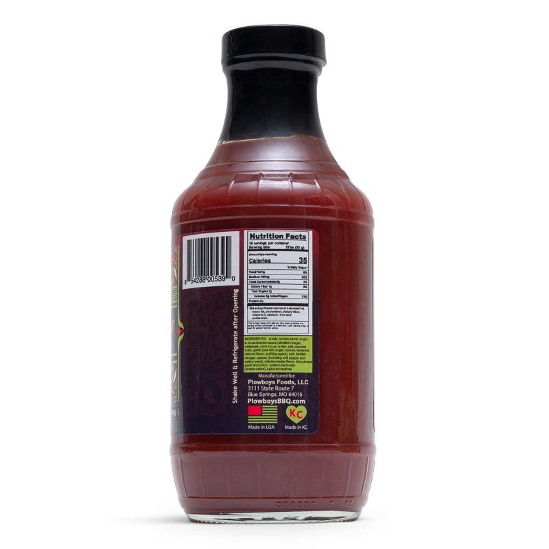Plowboys Barbeque Hot Head BBQ Sauce - Modern Hustle Marketplace