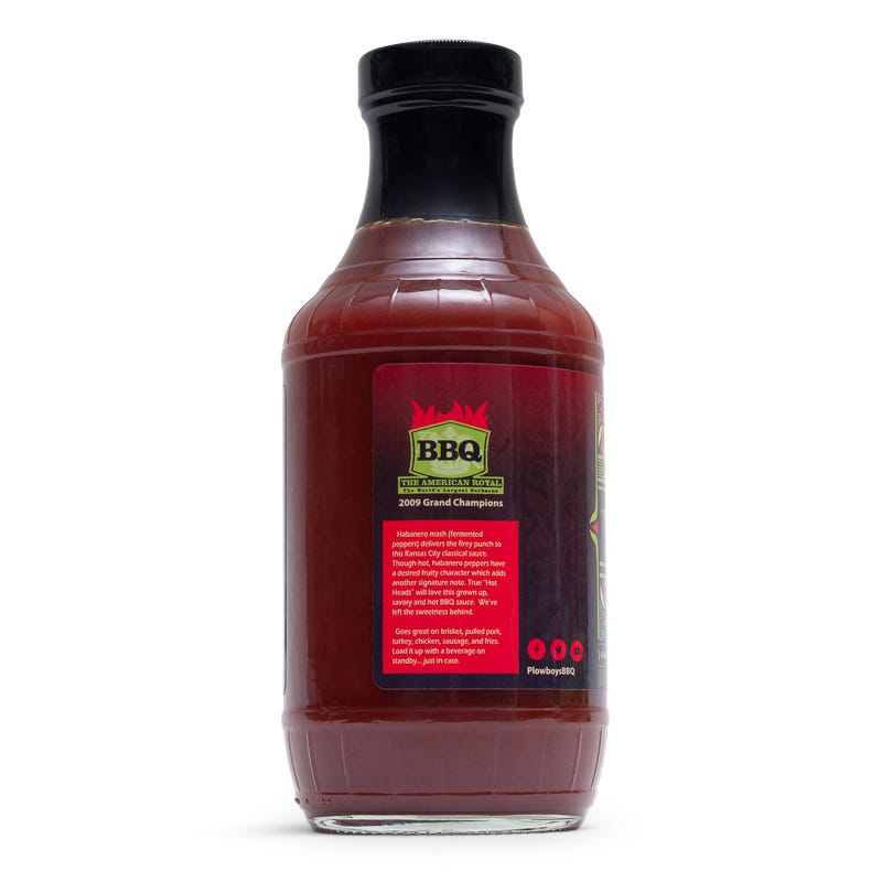 Plowboys Barbeque Hot Head BBQ Sauce - Modern Hustle Marketplace