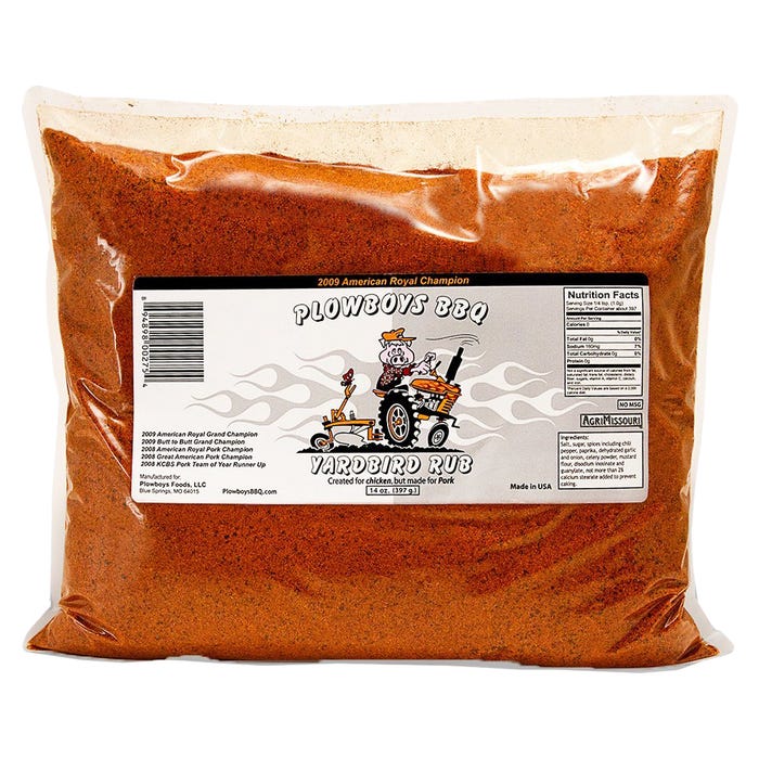 Plowboys Barbeque Yardbird Rub (5LB. COMPETITION BULK) - Modern Hustle Marketplace