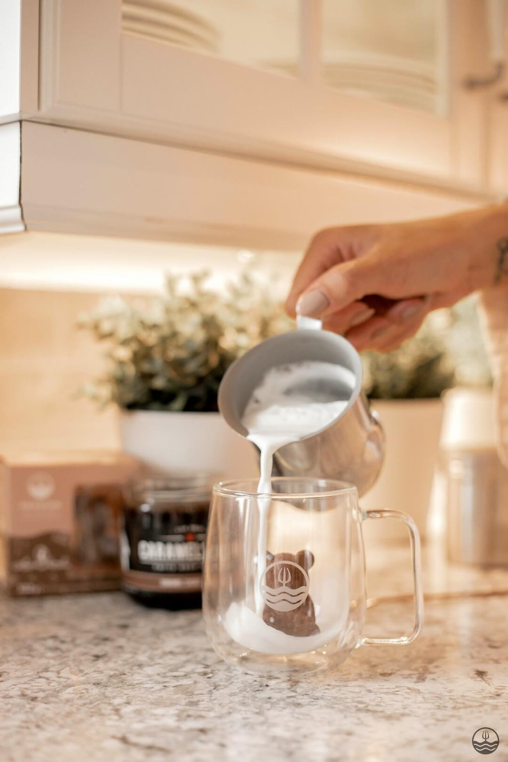 Poseidn Glass Mug - Modern Hustle Marketplace