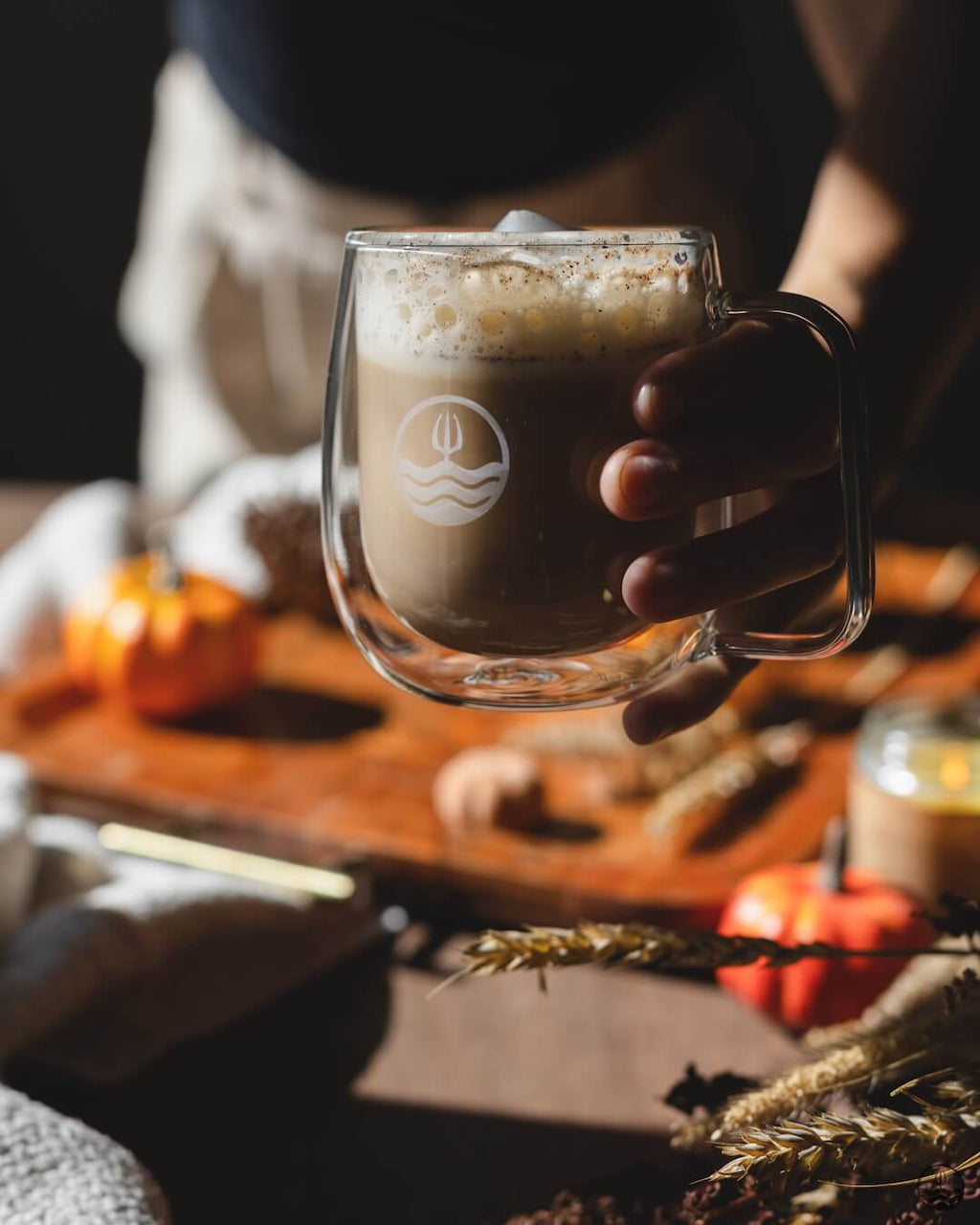 Poseidn Glass Mug - Modern Hustle Marketplace