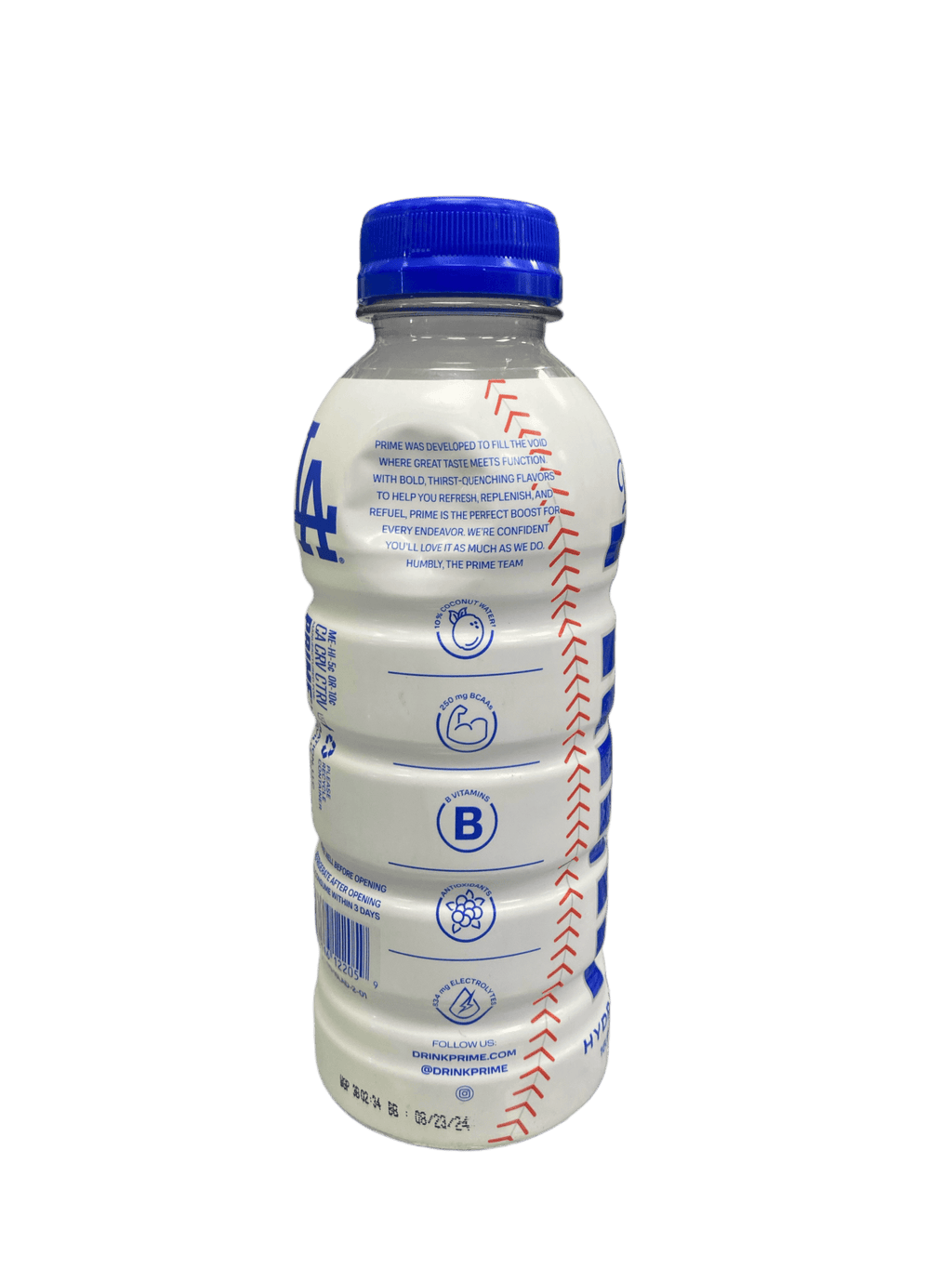 Prime Hydration White Dodgers 2023 Drink Damaged - Modern Hustle Marketplace