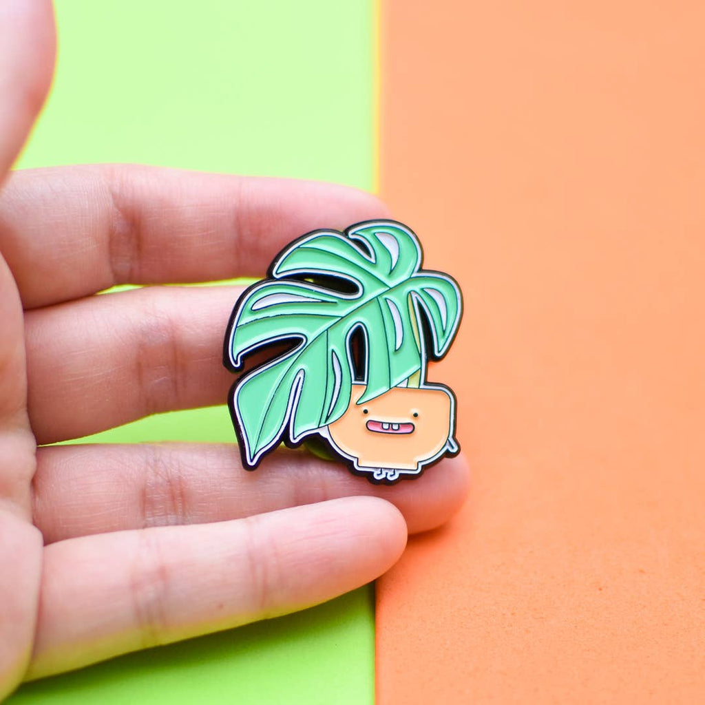 Rhaphidophora tetrasperma Enamel Pin - Modern Hustle Marketplace