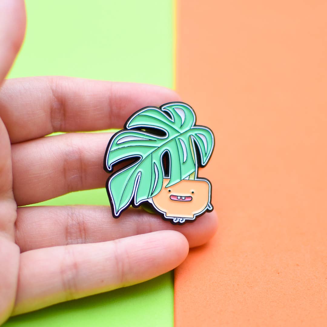 Rhaphidophora tetrasperma Enamel Pin - Modern Hustle Marketplace