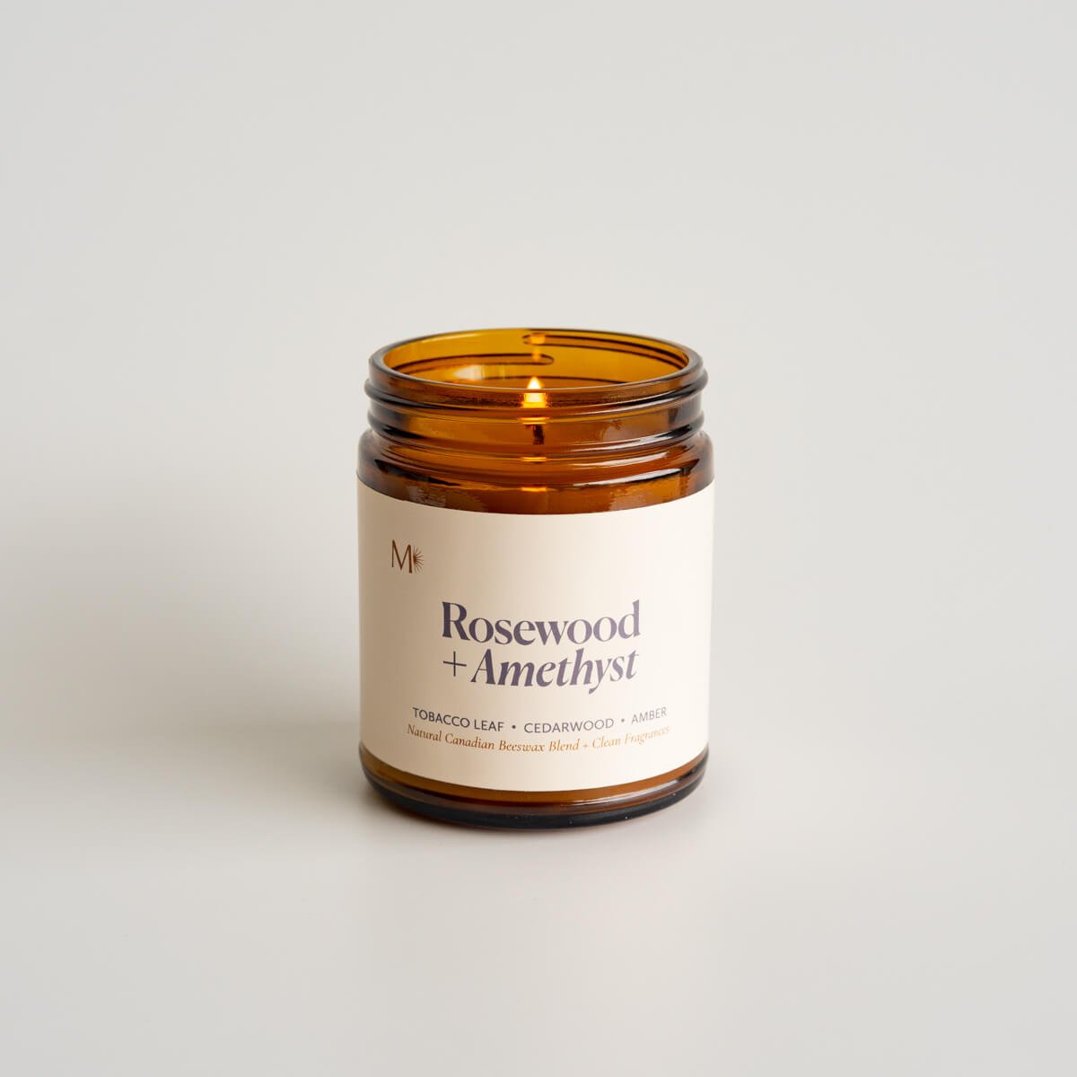 Rosewood + Amethyst Candle Jar - Modern Hustle Marketplace