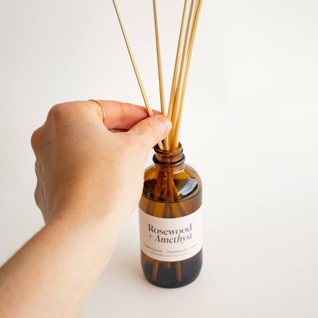 Rosewood + Amethyst Reed Diffuser - Modern Hustle Marketplace