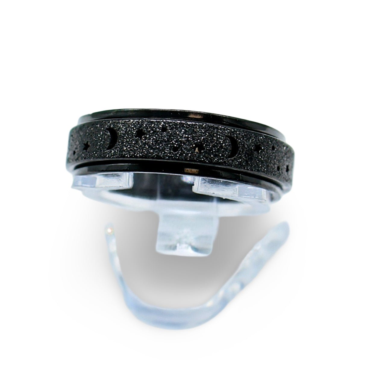 Rotating Ring - Stress Anxiety Relief - Stainless Steel - Moon and Star - Modern Hustle Marketplace